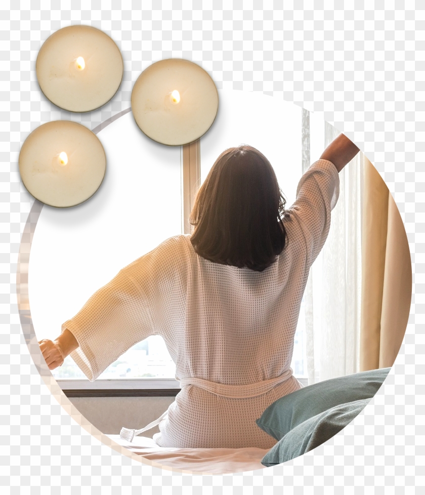 Set The Mood - Waking Up In Hotel Room Clipart #3278520