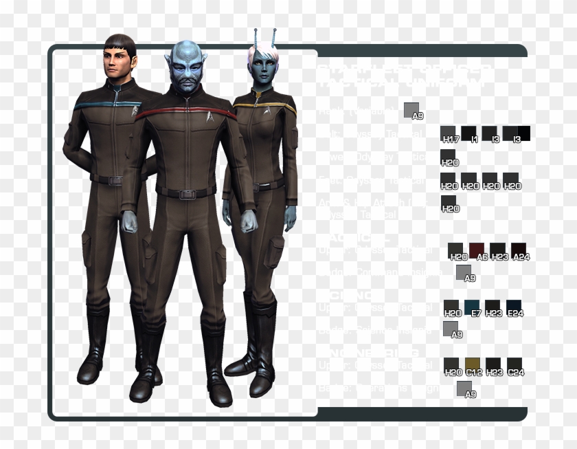 02 ] - Starfleet Tactical Uniform Clipart #3279462