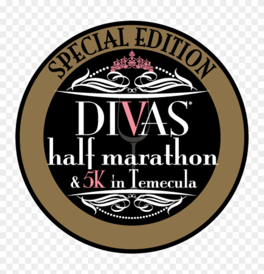 Special Edition Divas Half Marathon & 5k In Temecula - Label Clipart #3279585