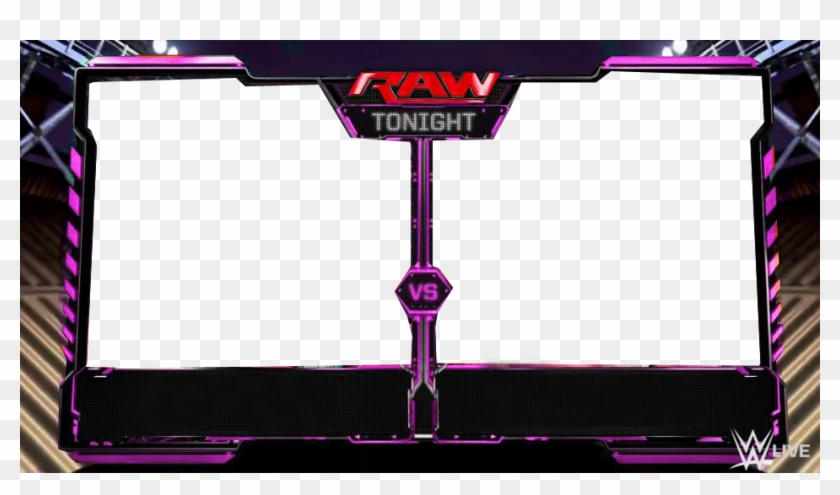 This Is A Background-free Image, It Doesn't Contain - Wwe Raw Match Card Clipart