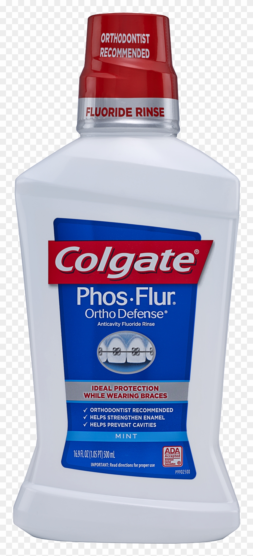 Colgate Phos-flur Mouthwash For Braces, Mint - Colgate Phos Flur Mouthwash Clipart #3280049