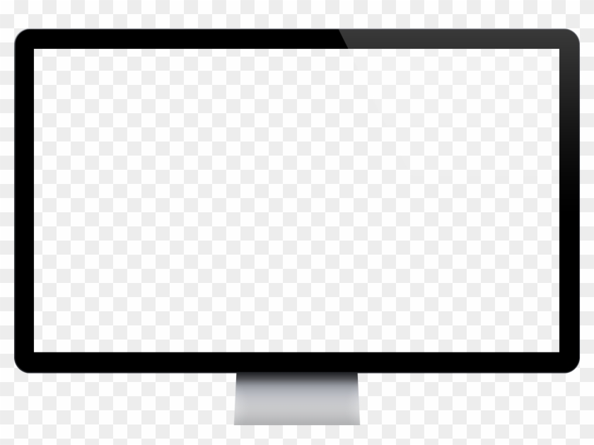 Projects - Led Tv Clipart Black And White - Png Download