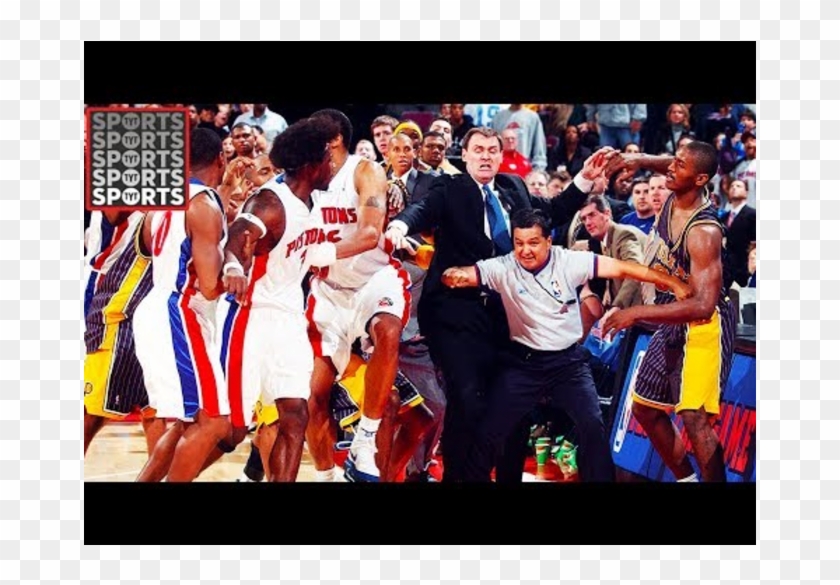 Mccollum Suspended By Malice At The Palace Rule - Malice At The Palace Clipart #3280503