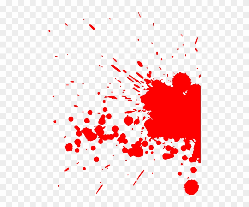 Blood Effect Png - Blood Splatter Towel Clipart #3280690