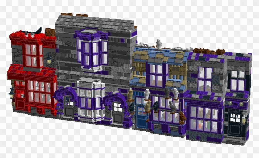 Lego Diagon Alley Moc , Png Download - House Clipart #3280904