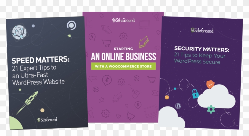 Siteground Wordpress Books - Graphic Design Clipart #3281861