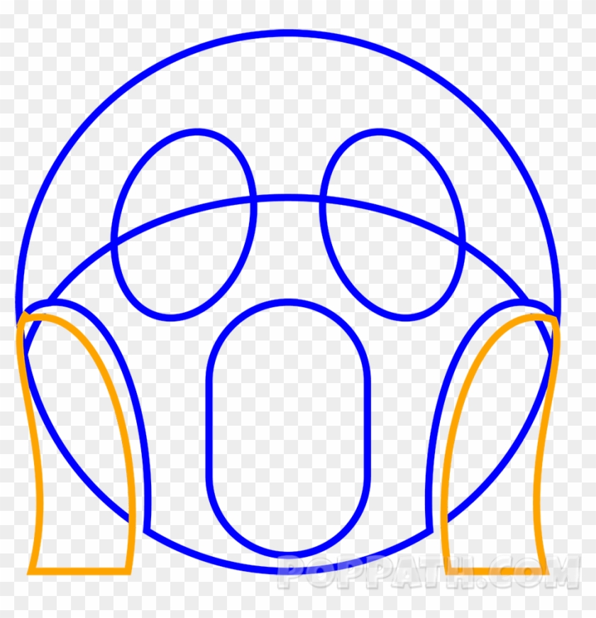 Erase Parts Of The Circles, And Extend The Curved Cones - Horizon Observatory Clipart