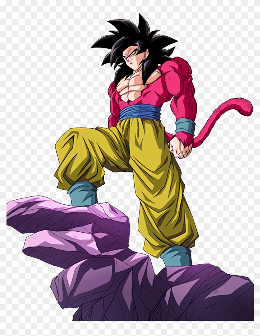 #dokkanbattle [scarlet Hero] Super Saiyan 4 Goku Hd - Super Saiyan 4 Ultra Instinct Clipart