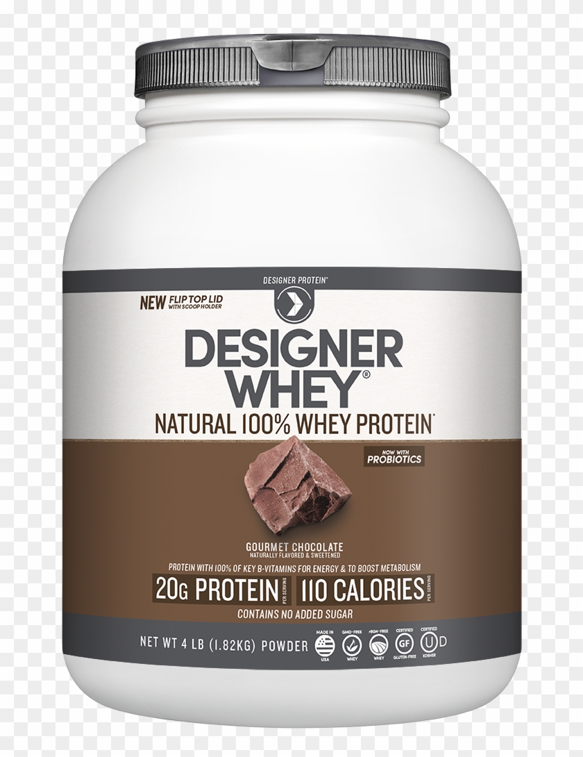 Natural 100% Whey Protein Powder - Designer Whey Protein Clipart #3282800