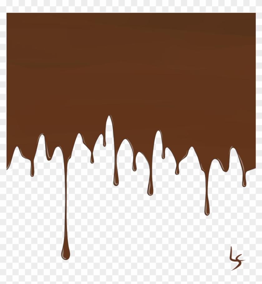 Melted Png - Melted Chocolate Vector Png Clipart #3282805