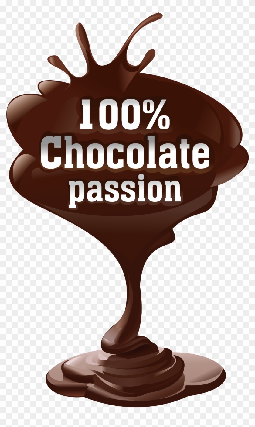Melting Vector Chocolate Liquid - Chocolate Logo Vector Png Clipart #3282881