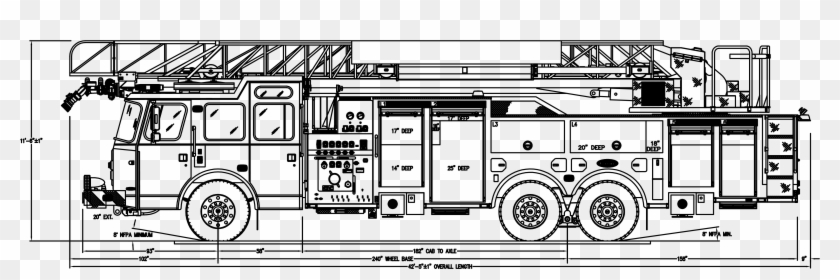 Banner Free Stock Collection Of Free Cad Truck Download - Technical Drawing Clipart #3283089