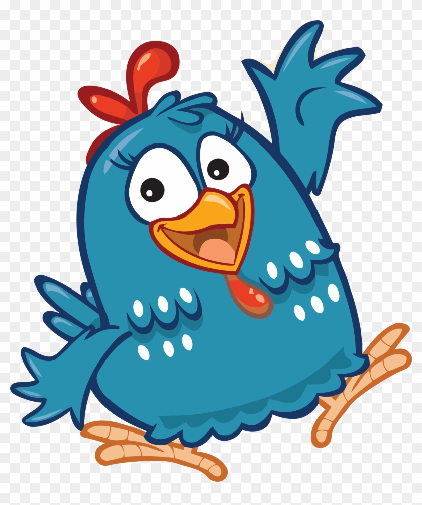 Personagens Galinha Pintadinha Png - Galinha E Galo Carijo Clipart