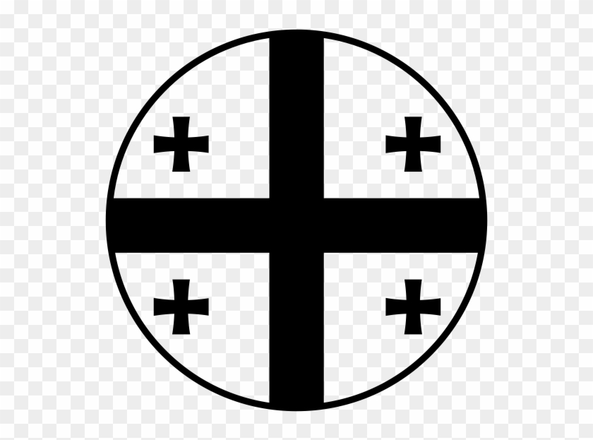 Georgian Flag Logo Clipart #3283633