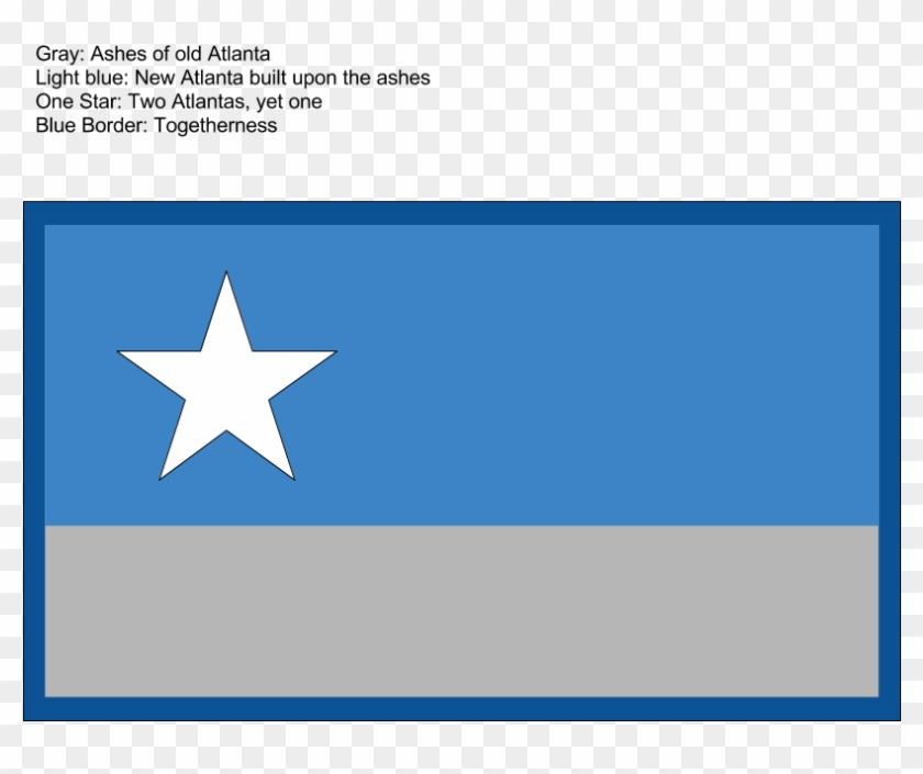 Redesignsredesign Of Atlanta, Georgia - Flag Clipart