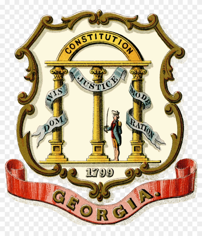State Of Georgia Seal Png Image Clipart #3283706