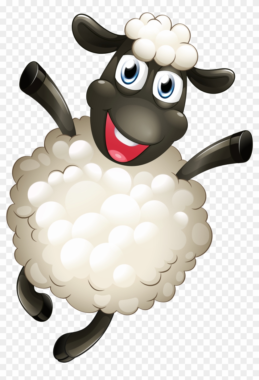 Sheep Sticker Cartoon Free Download Image Clipart - Sheep Png Cartoon Transparent Png