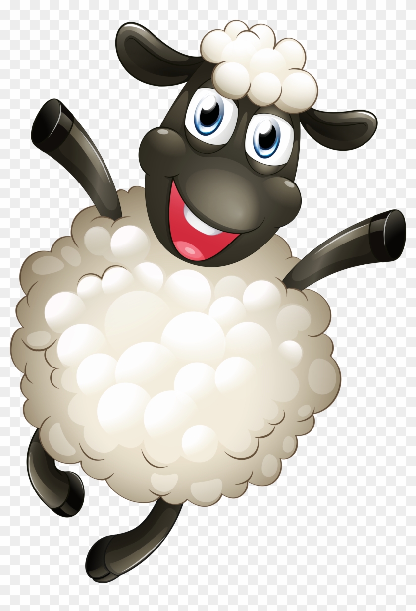 Sheep Sticker Cartoon Free Download Image Clipart - Sheep Png Cartoon Transparent Png #3283813