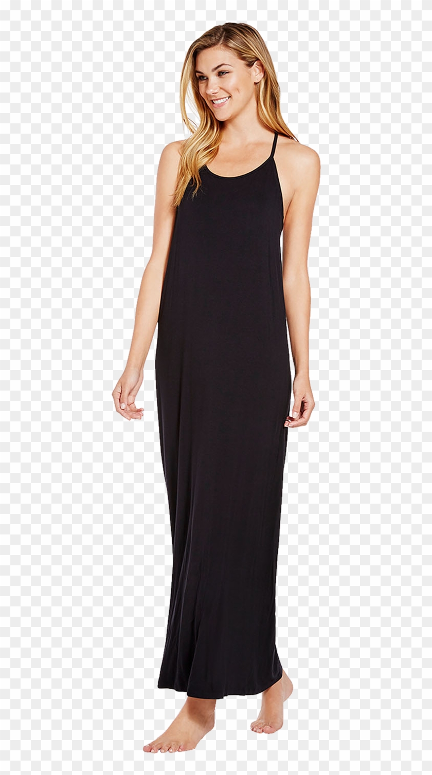 Neema Maxi Dress - Fabletics Black Maxi Dress Clipart #3283869