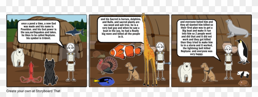 How Neptune Died - Cartoon Clipart #3284390