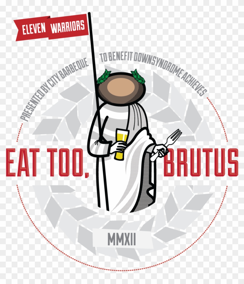 Eleven Warriors 3rd Annual Eat Too Brutus To Benefit - Nazarene Compassionate Ministries Letterhead Clipart