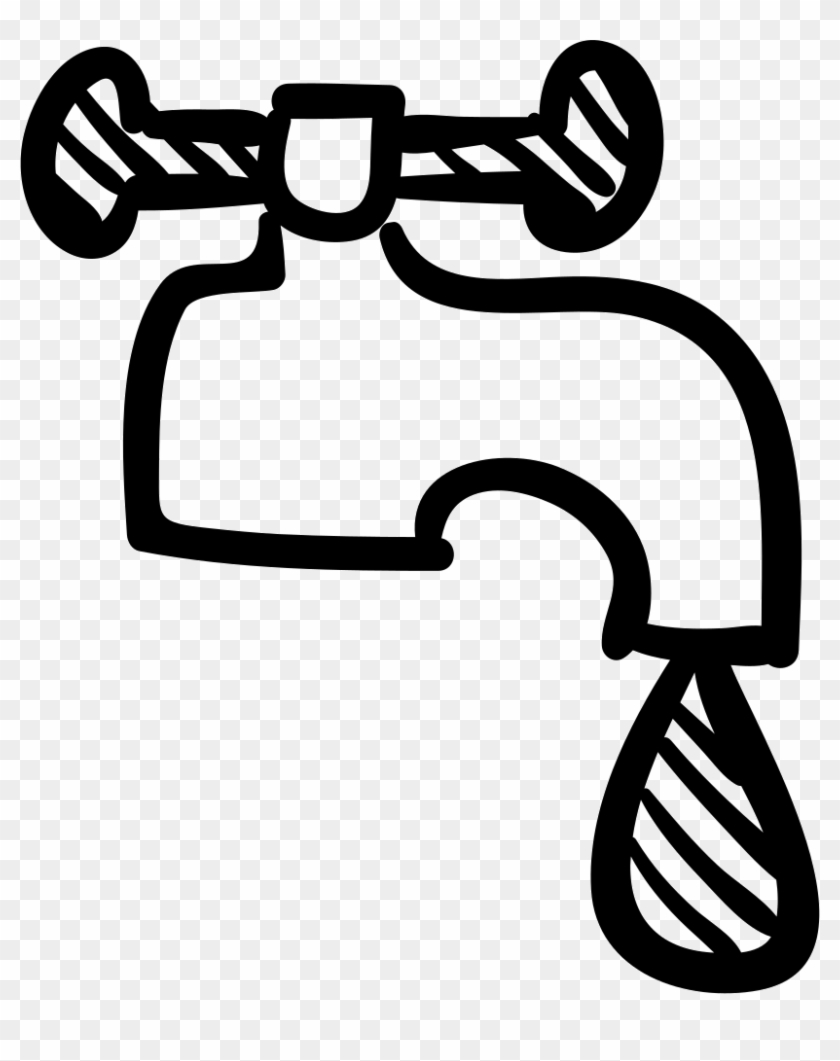 Water Tap Comments - Tap Water Drawing Png Clipart #3284571