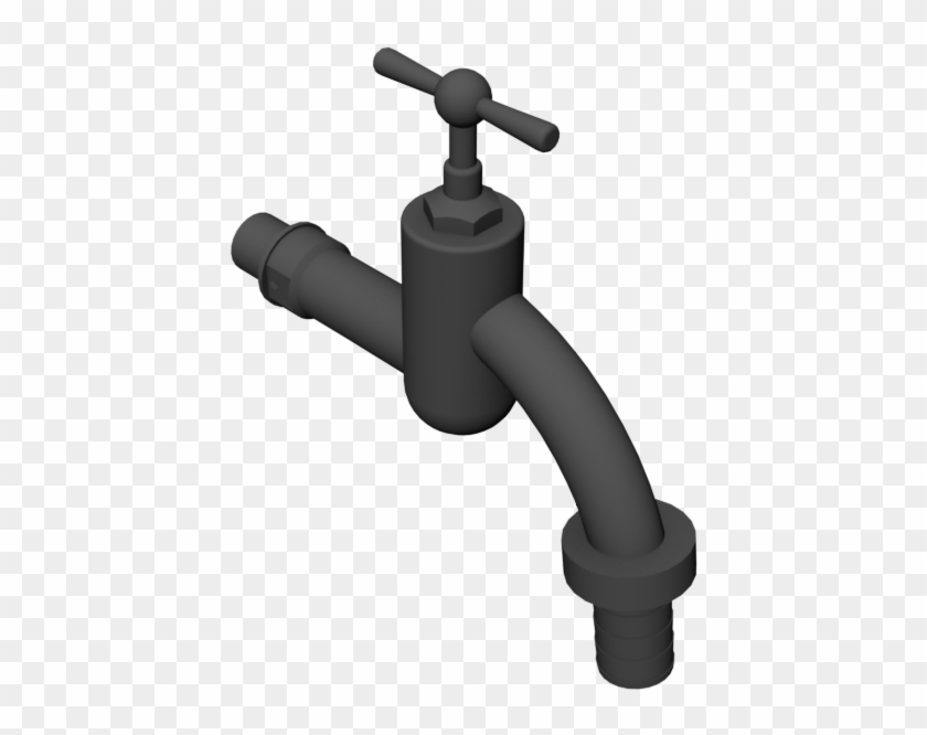 Do You Need A Water Tap For Your Revit Or Autocad Project - Grifo Revit Clipart