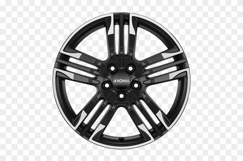 Llanta De Frente Png - Rohana Gloss Black Rfx11 Clipart #3285025