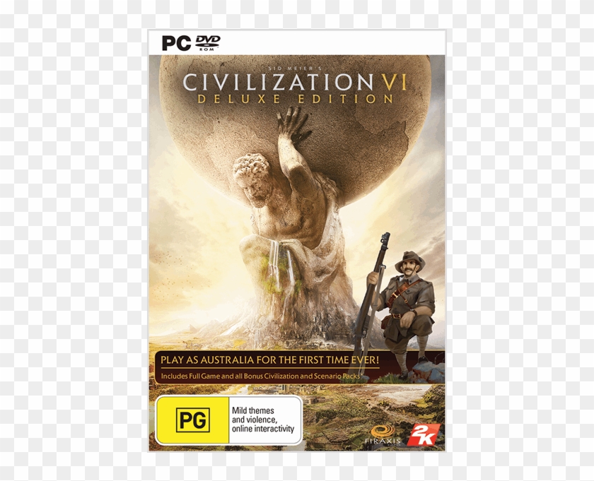 Civilization Vi Deluxe Edition - Sid Meiers Civilization Vi Pc Clipart