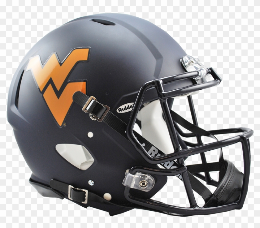 West Virginia Football Helmet Clipart