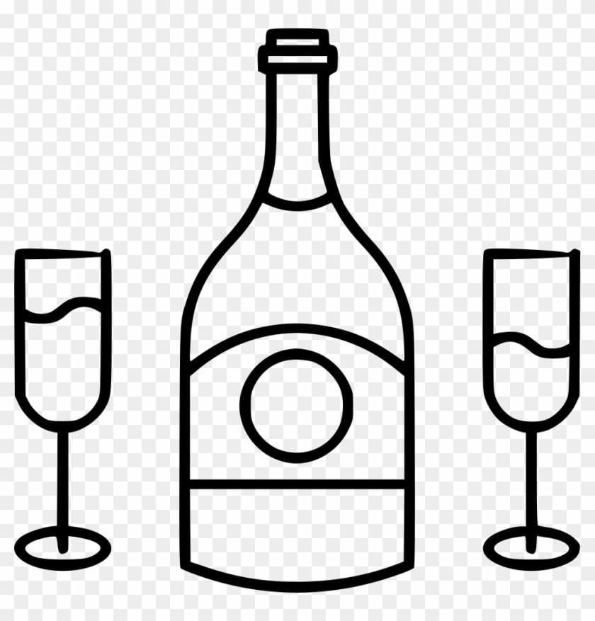 Png File Svg - Glass Bottle Clipart