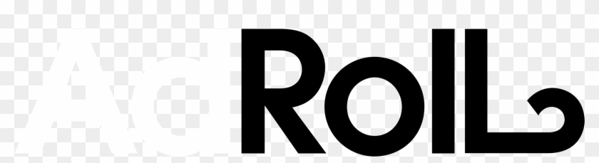 Adroll Logo Black And White - Circle Clipart