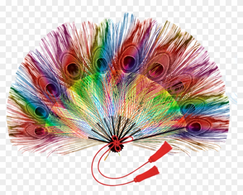 #mq #peacock #feathers #fan #handfan - Peafowl Clipart #3287104