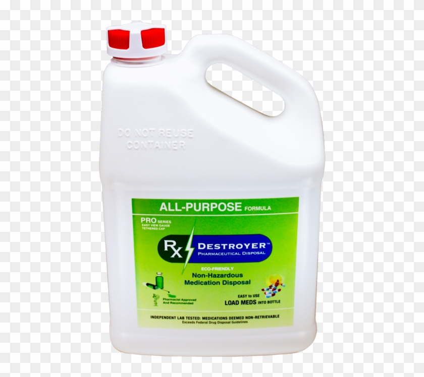 Rx Destroyer™ Pro Series All Purpose 1 Gallon Bottle - Bottle Clipart