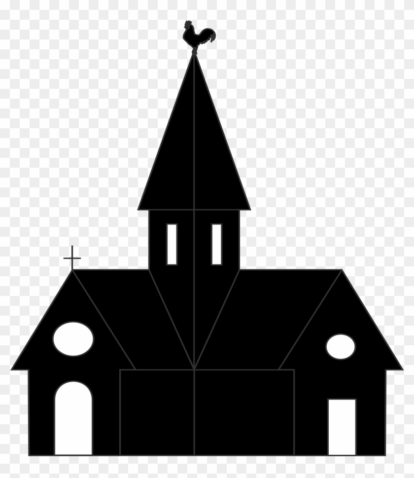 Clipart Library Library Black And White Church Clipart - Png Church Silhouette Transparent Png #3287434