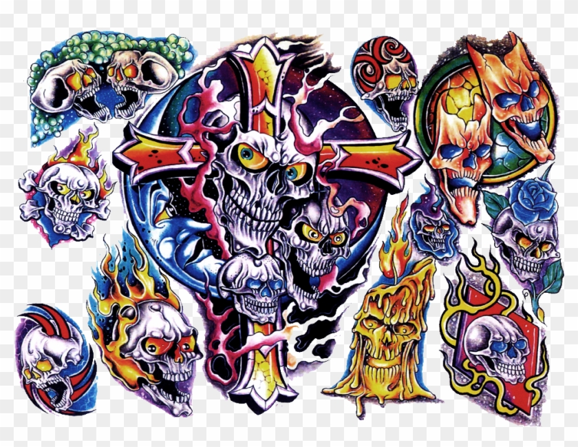 Colour Flash Tattoo Design Img29 - Tattoo Clipart