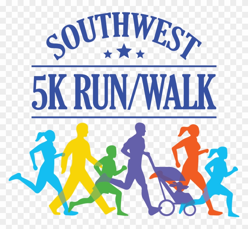 Southwest 5k Run/walk Labor Day Weekend ~ Aug 31, - 5k Run Walk Logo Clipart