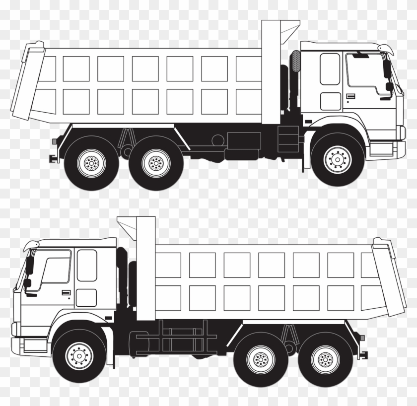 Truck Howo Track Vector - Truck Clipart #3288744
