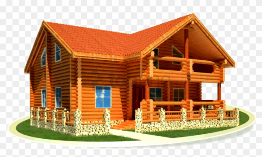 Free Png House Png Png Image With Transparent Background - Wood House Png Transparent Background Clipart #3288881