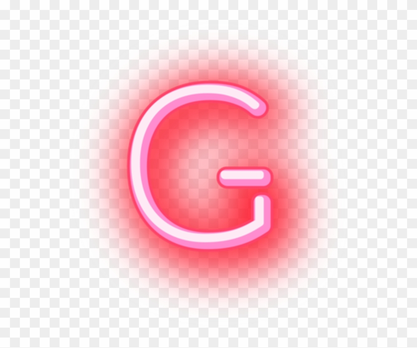 Neon Letters Png Transparent - Letter G Neon Png Clipart