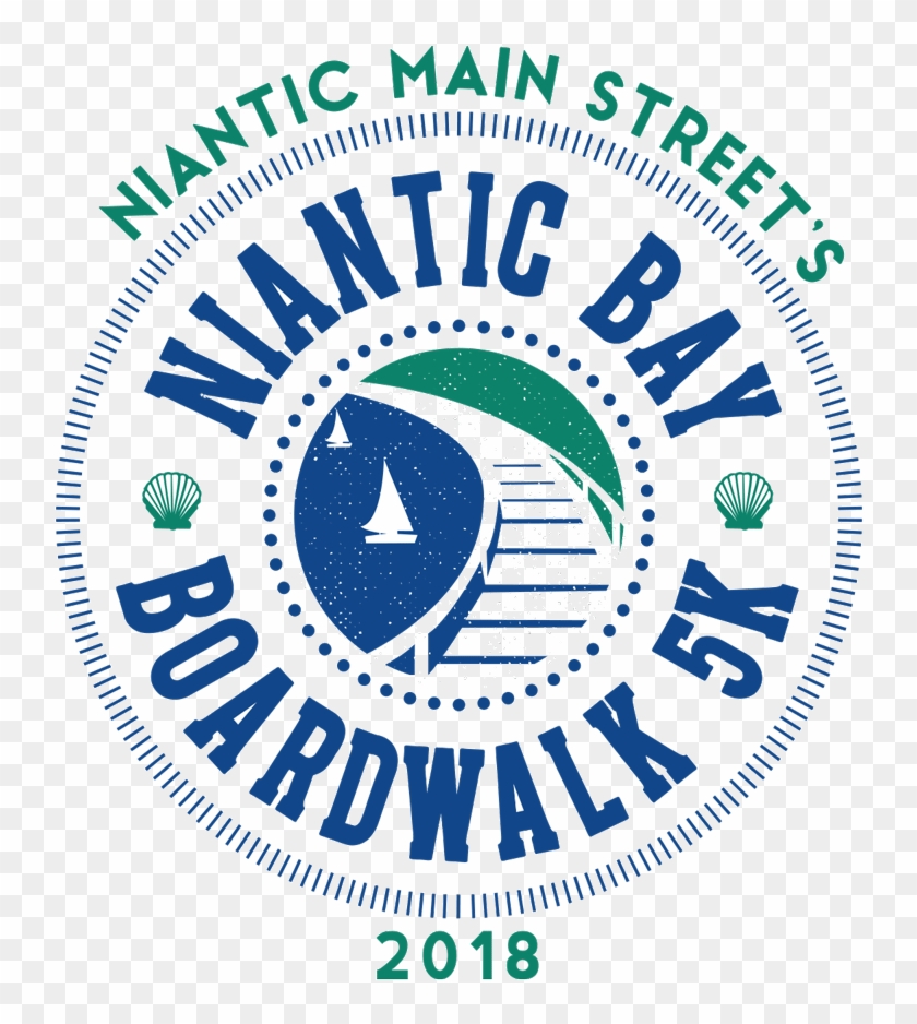 Niantic Bay Boardwalk 5k - Circle Clipart #3289098