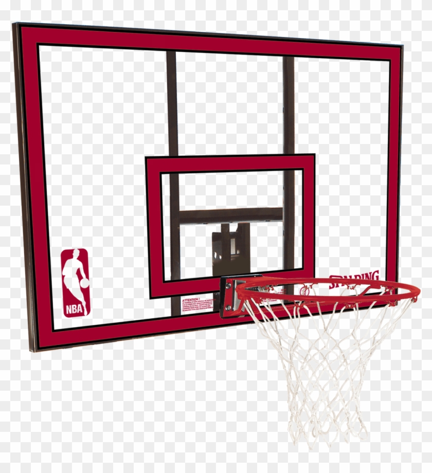 Spalding 44" Polycarbonate Combo - Nba Backboard Clipart
