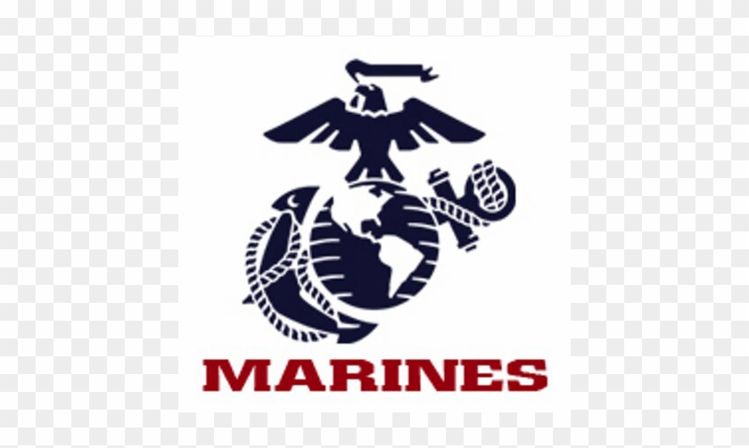 Marine Corps - Marine Corps Logo Black And White Clipart #3289491