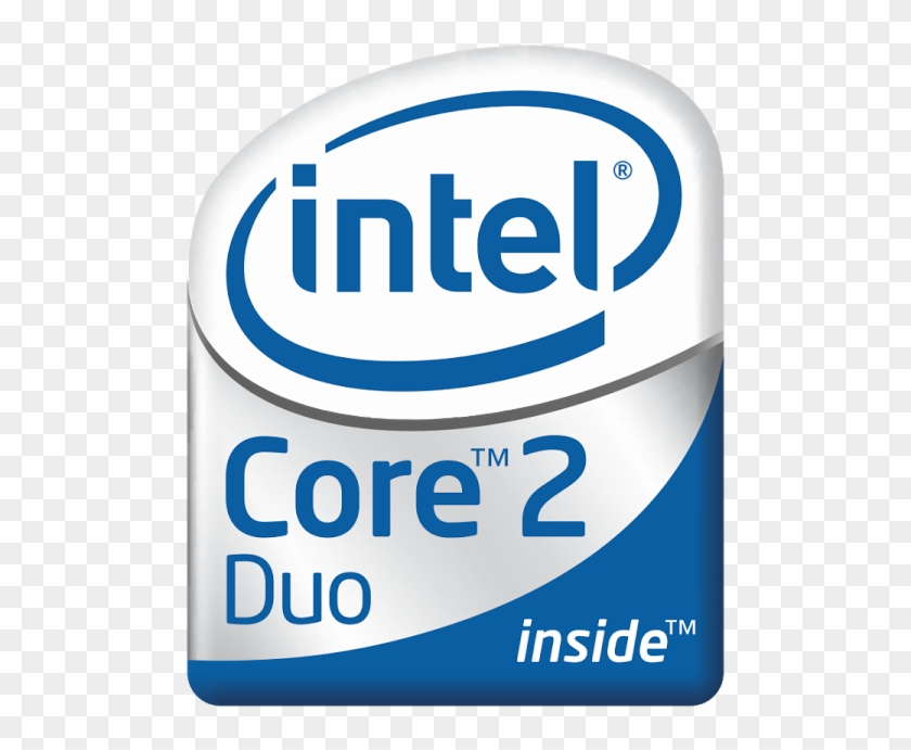 Logo Intel Core 2 Duo - Core 2 Duo Logo Png Clipart