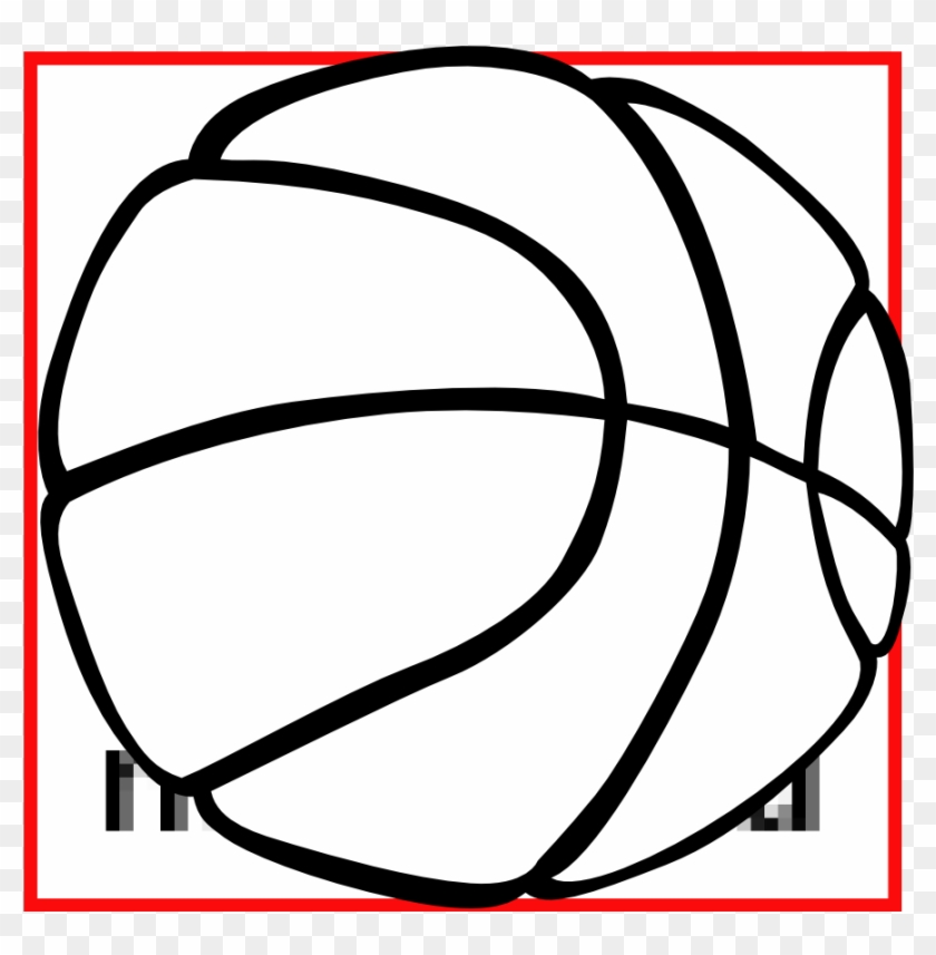 Basketball Sports Black White Clipartist - Basketball Clip Art - Png Download