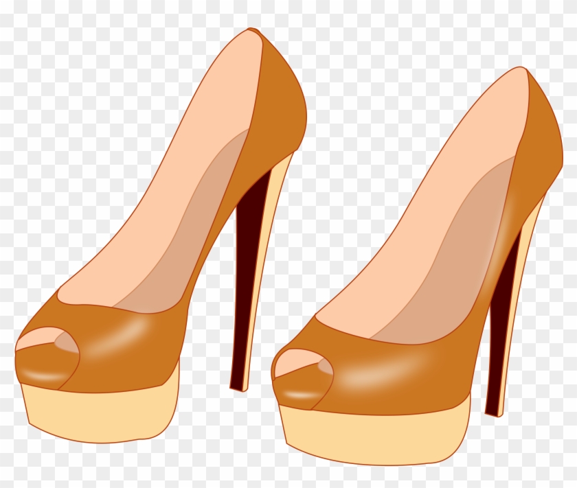 Black Heels Png Clipart - Salto Alto Vermelho Desenho Transparent Png #3289777