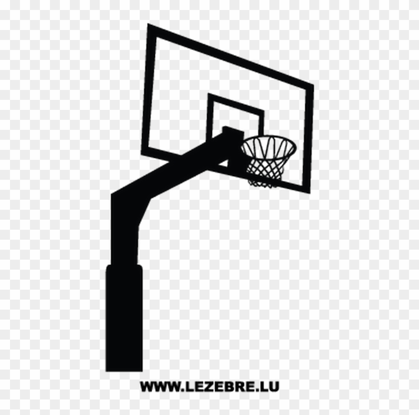 Sticker Panier Basket - Playing Basketball Design Clipart
