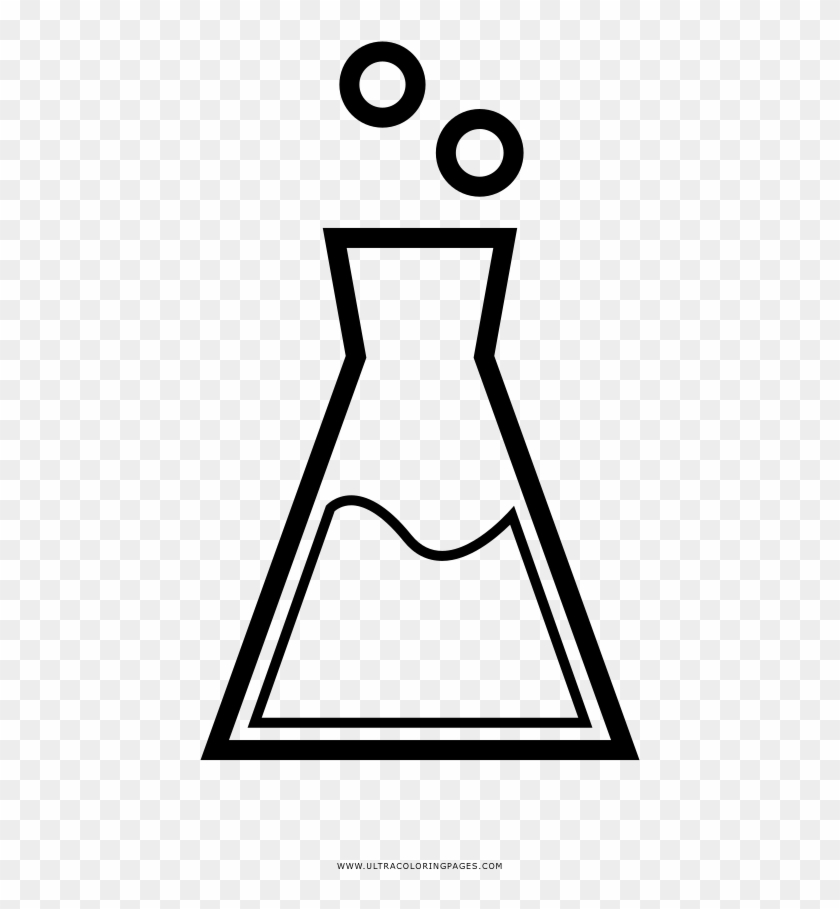 Erlenmeyer Flask Coloring Page Clipart #3290656