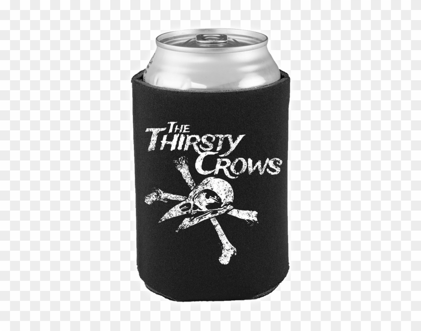 The Thirsty Crows Beer Koozie - Thirsty Crows Clipart