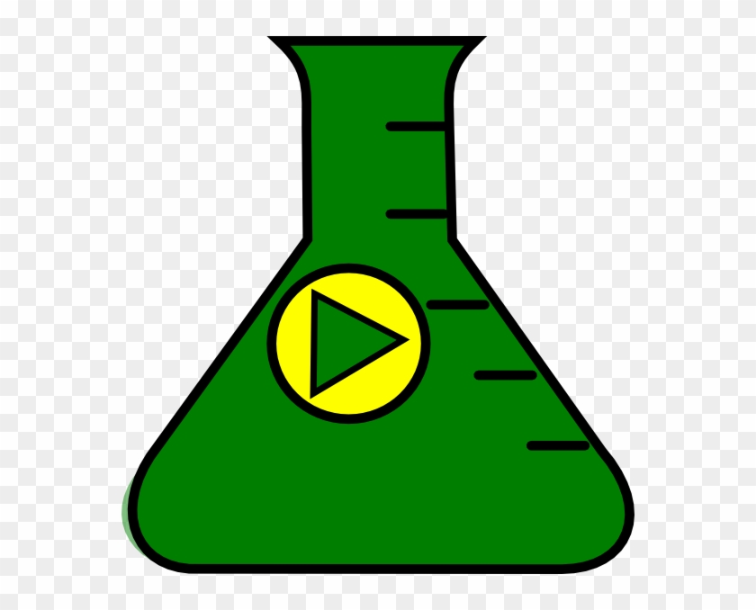 Erlenmeyer Start Green Yellow Png Clipart #3290696
